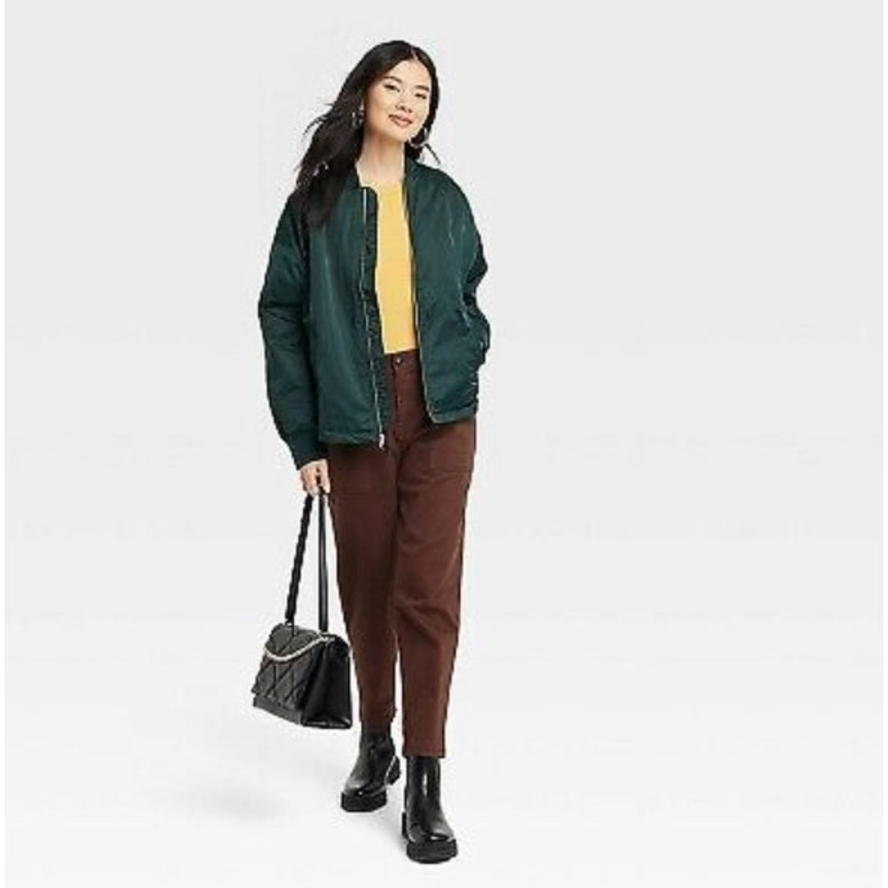 NWT, Size XS, Women's Bomber Jacket - A New Day Green (BO)